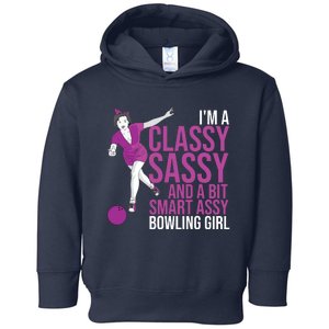 Funny Smart Assy Bowling Gift For Classy Bowler Women Toddler Hoodie