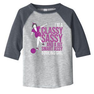 Funny Smart Assy Bowling Gift For Classy Bowler Women Toddler Fine Jersey T-Shirt