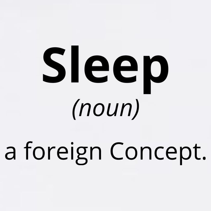 Funny Sleep A Foreign Concept Full-Length Apron With Pockets