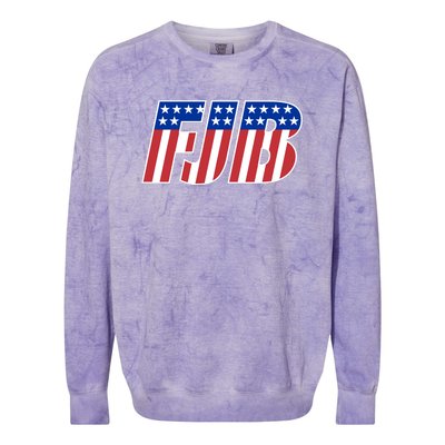 FJB Stars And Stripes Colorblast Crewneck Sweatshirt