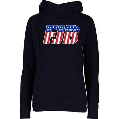 FJB Stars And Stripes Womens Funnel Neck Pullover Hood