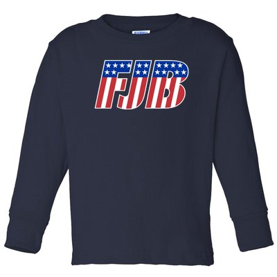 FJB Stars And Stripes Toddler Long Sleeve Shirt