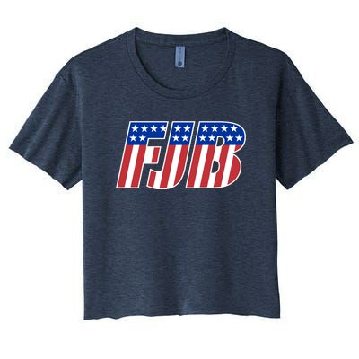 FJB Stars And Stripes Women's Crop Top Tee