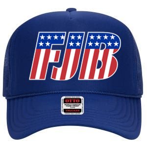 FJB Stars And Stripes High Crown Mesh Back Trucker Hat