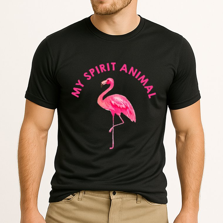 Flamingo Spirit Animal Cute Flamingo Lover Cooling Performance Crew T-Shirt