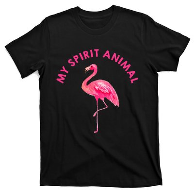 Flamingo Spirit Animal Cute Flamingo Lover T-Shirt