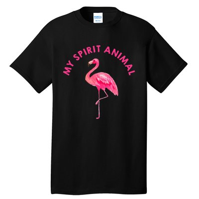 Flamingo Spirit Animal Cute Flamingo Lover Tall T-Shirt