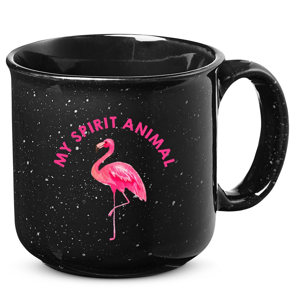 Flamingo Spirit Animal Cute Flamingo Lover 15oz Campfire Ceramic Mug