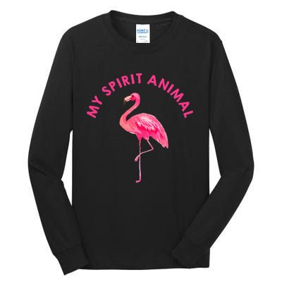 Flamingo Spirit Animal Cute Flamingo Lover Tall Long Sleeve T-Shirt