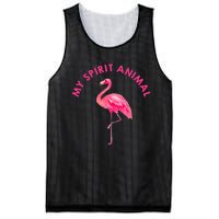 Flamingo Spirit Animal Cute Flamingo Lover Mesh Reversible Basketball Jersey Tank