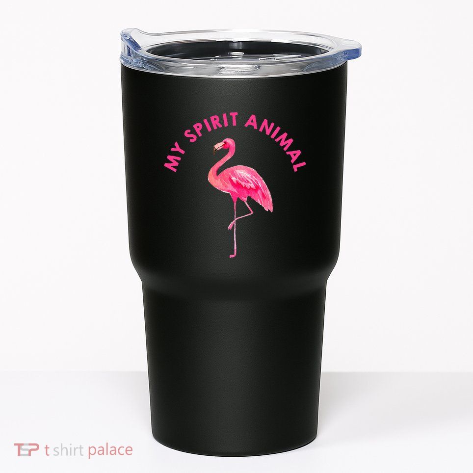 Flamingo Spirit Animal Cute Flamingo Lover Tumbler