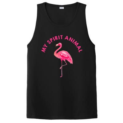 Flamingo Spirit Animal Cute Flamingo Lover PosiCharge Competitor Tank