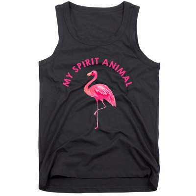 Flamingo Spirit Animal Cute Flamingo Lover Tank Top