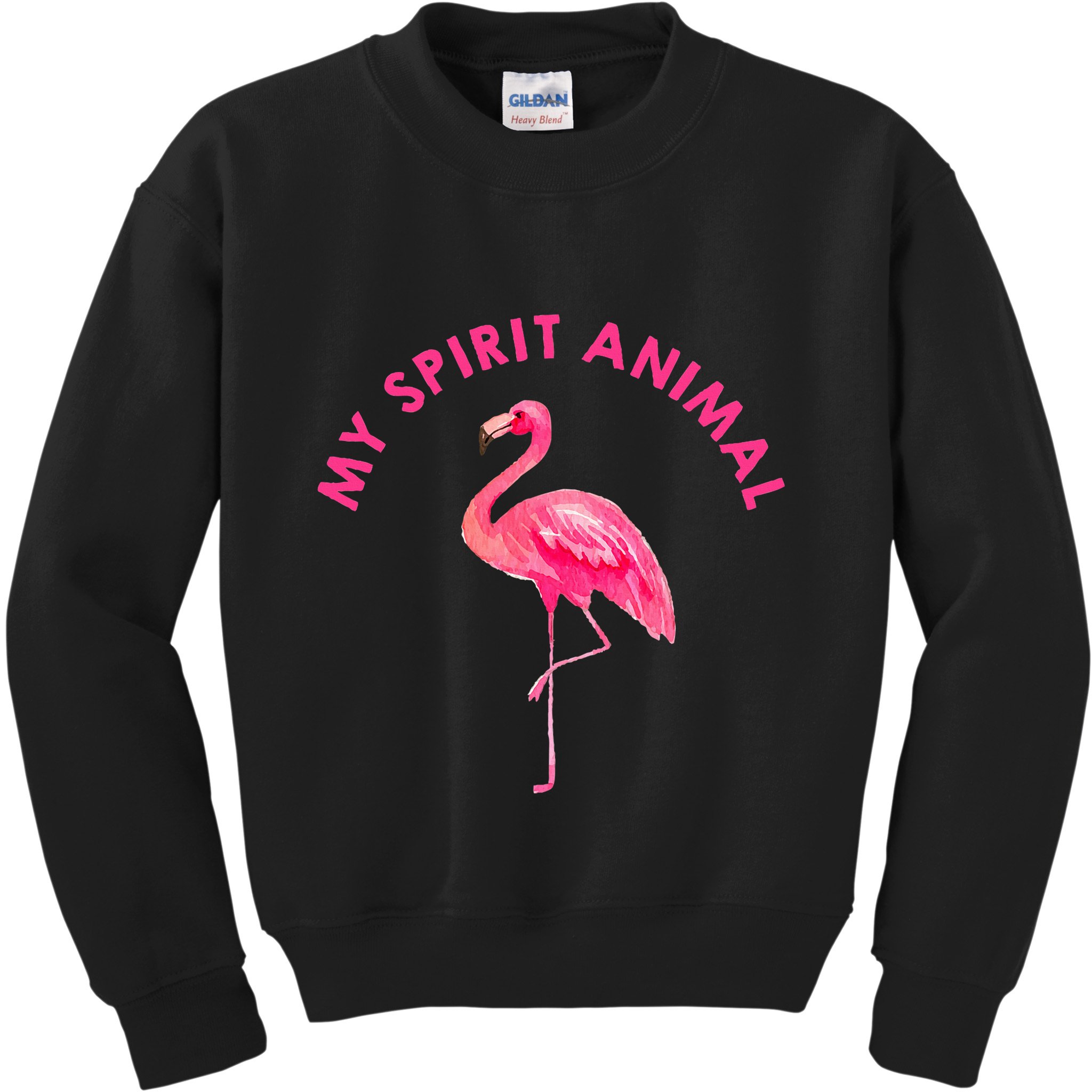 Flamingo Spirit Animal Cute Flamingo Lover Kids Sweatshirt