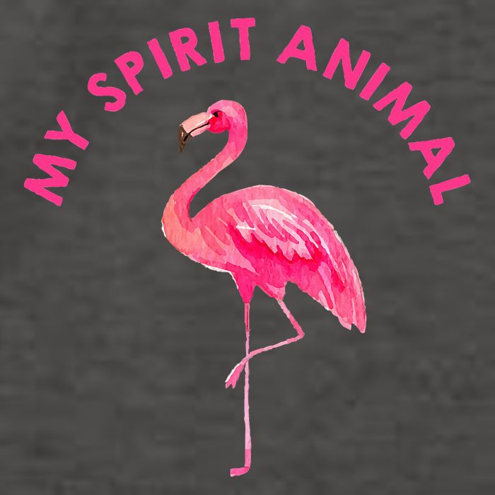 Flamingo Spirit Animal Cute Flamingo Lover Vector Backpack