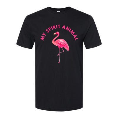 Flamingo Spirit Animal Cute Flamingo Lover Softstyle CVC T-Shirt