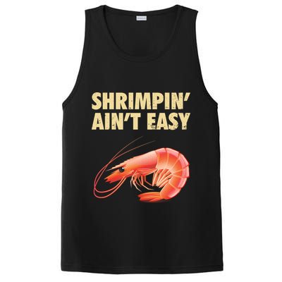 Funny Shrimpin Aint Easy Shrimp Gift Cool Fishing Fisher PosiCharge Competitor Tank