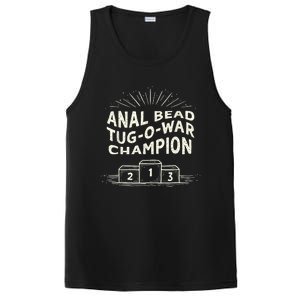 Funny Sarcastic Anal Bead Tugowar Champion PosiCharge Competitor Tank