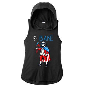 Funny Shake And Bake 4th Of July Couple Matching & Bake Ladies PosiCharge Tri-Blend Wicking Draft Hoodie Tank