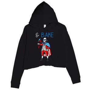 Funny Shake And Bake 4th Of July Couple Matching & Bake Crop Fleece Hoodie