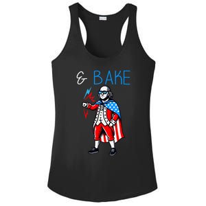 Funny Shake And Bake 4th Of July Couple Matching & Bake Ladies PosiCharge Competitor Racerback Tank