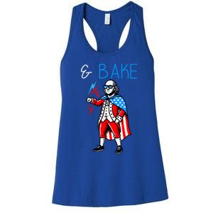 Funny Shake And Bake 4th Of July Couple Matching & Bake Women's Racerback Tank