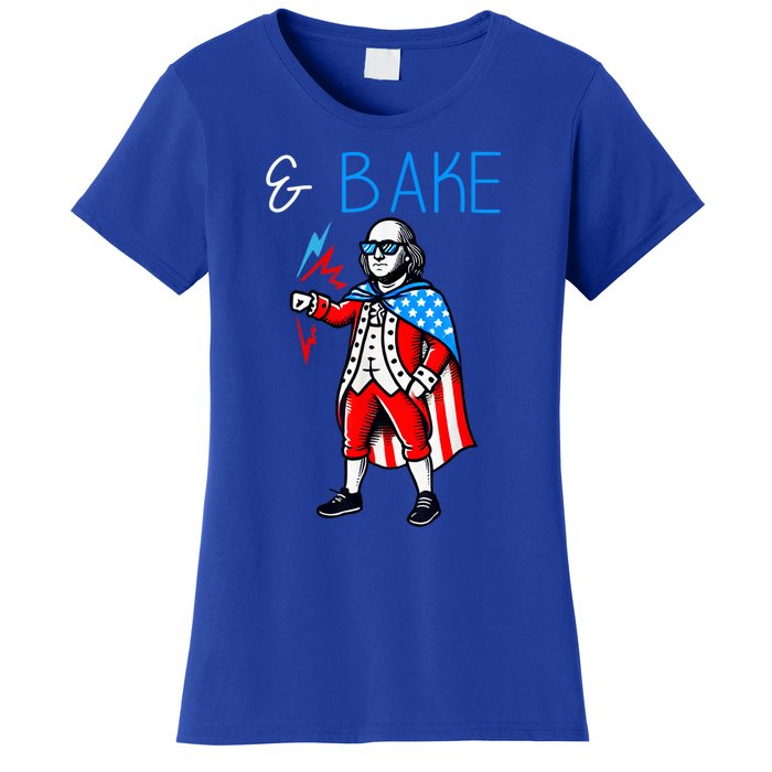 Funny Shake And Bake 4th Of July Couple Matching & Bake Women's T-Shirt