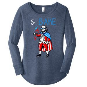 Funny Shake And Bake 4th Of July Couple Matching & Bake Women's Perfect Tri Tunic Long Sleeve Shirt