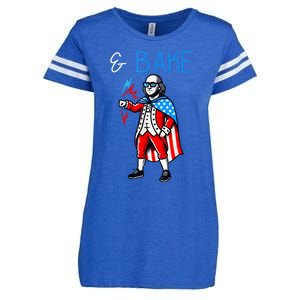 Funny Shake And Bake 4th Of July Couple Matching & Bake Enza Ladies Jersey Football T-Shirt