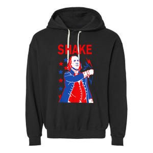 Funny Shake And Bake 4th Of July Couple Matching Garment-Dyed Fleece Hoodie