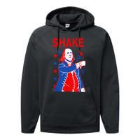 Funny Shake And Bake 4th Of July Couple Matching Performance Fleece Hoodie