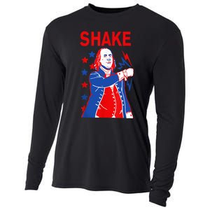 Funny Shake And Bake 4th Of July Couple Matching Cooling Performance Long Sleeve Crew