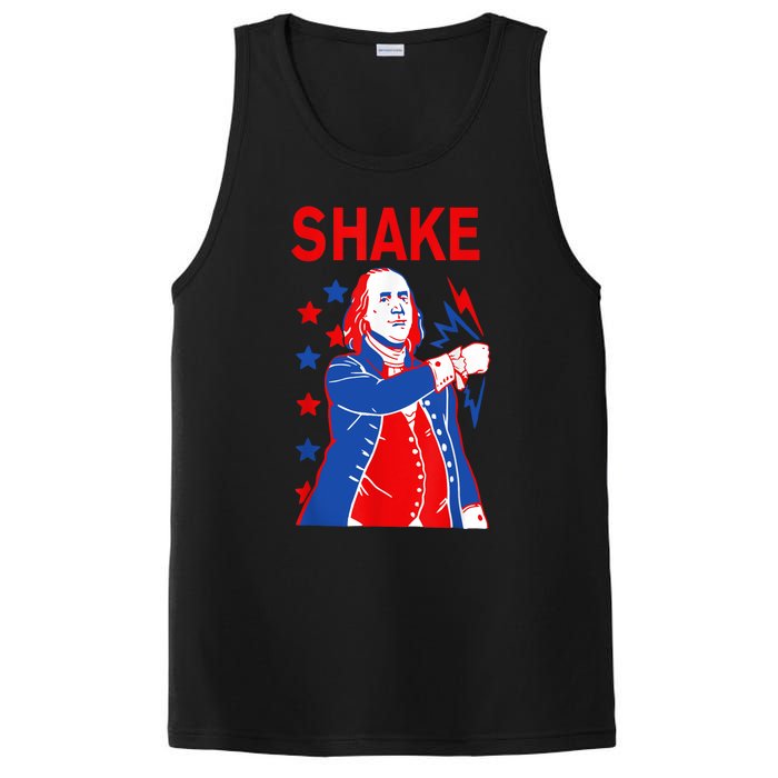 Funny Shake And Bake 4th Of July Couple Matching PosiCharge Competitor Tank