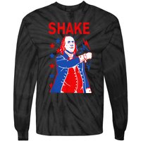 Funny Shake And Bake 4th Of July Couple Matching Tie-Dye Long Sleeve Shirt