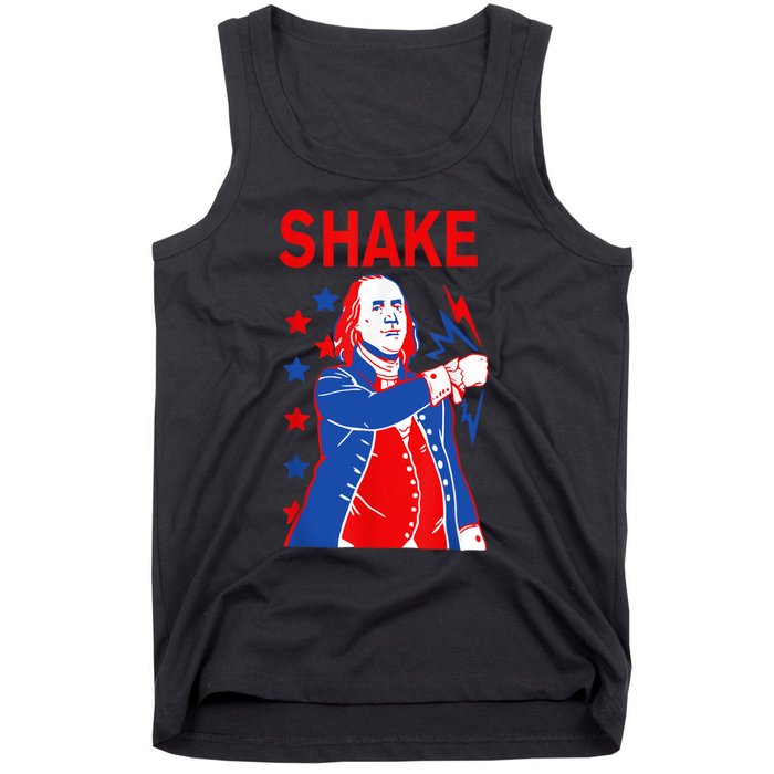 Funny Shake And Bake 4th Of July Couple Matching Tank Top