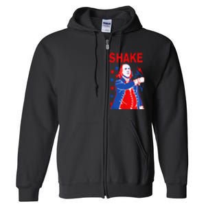 Funny Shake And Bake 4th Of July Couple Matching Full Zip Hoodie