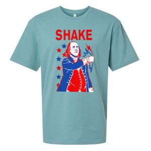 Funny Shake And Bake 4th Of July Couple Matching Sueded Cloud Jersey T-Shirt