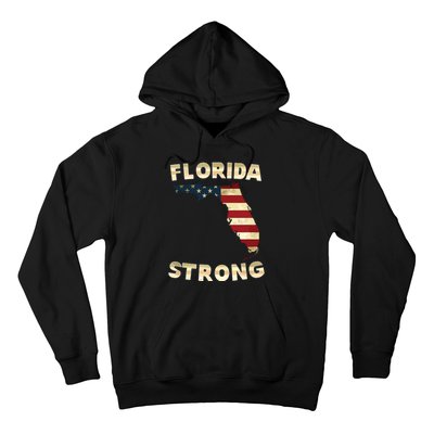 Florida Strong American Flag Cool Fl Flags Hoodie