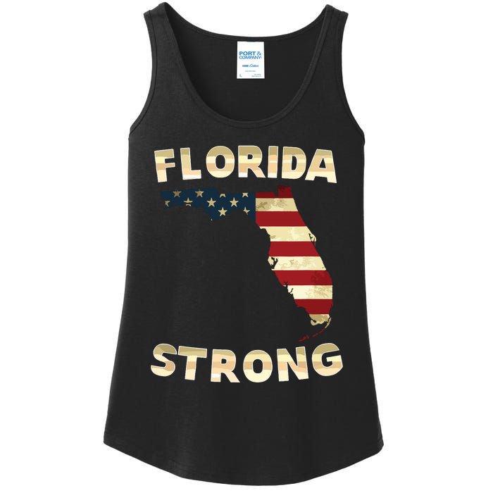 Florida Strong American Flag Cool Fl Flags Ladies Essential Tank