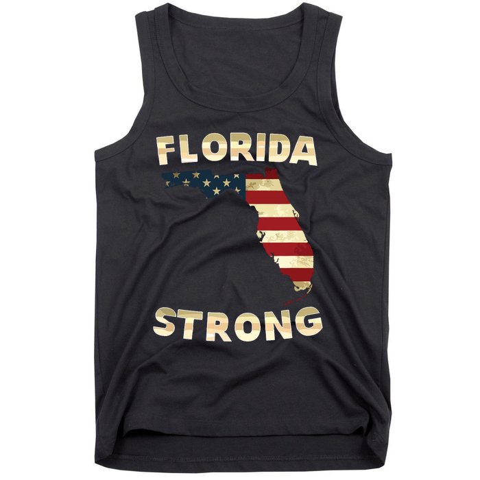 Florida Strong American Flag Cool Fl Flags Tank Top