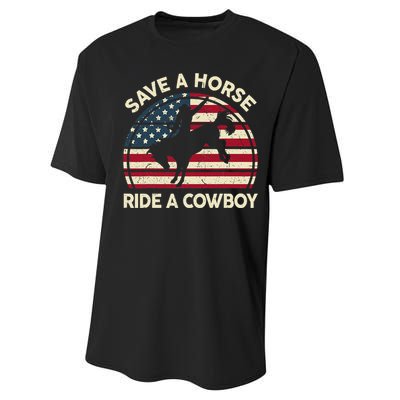 Funny Save A Horse Ride A Cow Horse  Gift Performance Sprint T-Shirt