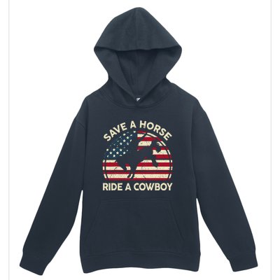 Funny Save A Horse Ride A Cow Horse  Gift Urban Pullover Hoodie