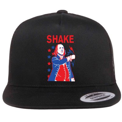Funny Shake And Bake 4th Of July Couple Matching Flat Bill Trucker Hat