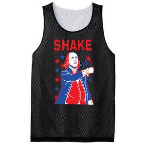 Funny Shake And Bake 4th Of July Couple Matching Mesh Reversible Basketball Jersey Tank