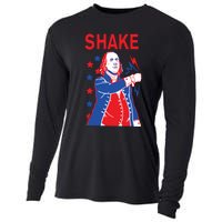 Funny Shake And Bake 4th Of July Couple Matching Cooling Performance Long Sleeve Crew