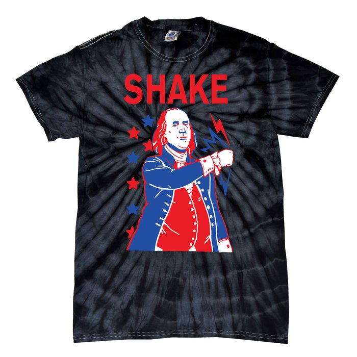 Funny Shake And Bake 4th Of July Couple Matching Tie-Dye T-Shirt