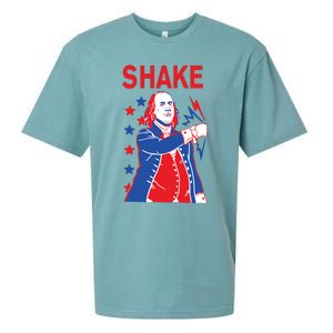 Funny Shake And Bake 4th Of July Couple Matching Sueded Cloud Jersey T-Shirt