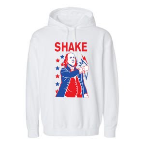 Funny Shake And Bake 4th Of July Couple Matching Garment-Dyed Fleece Hoodie