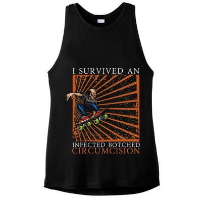 Funny Survived An Infected Botched Circumcision Meme Weird Ladies PosiCharge Tri-Blend Wicking Tank