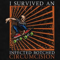Funny Survived An Infected Botched Circumcision Meme Weird Ladies PosiCharge Tri-Blend Wicking Tank